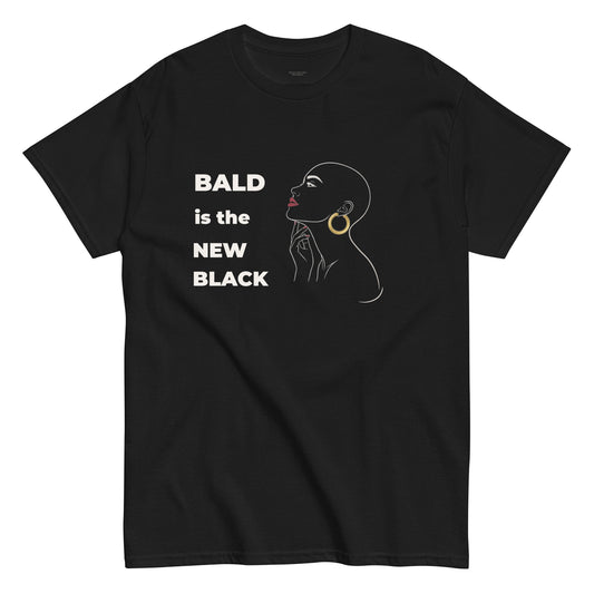 bald is the new black t-shirt alopecia hair loss confidence shirt for bald women