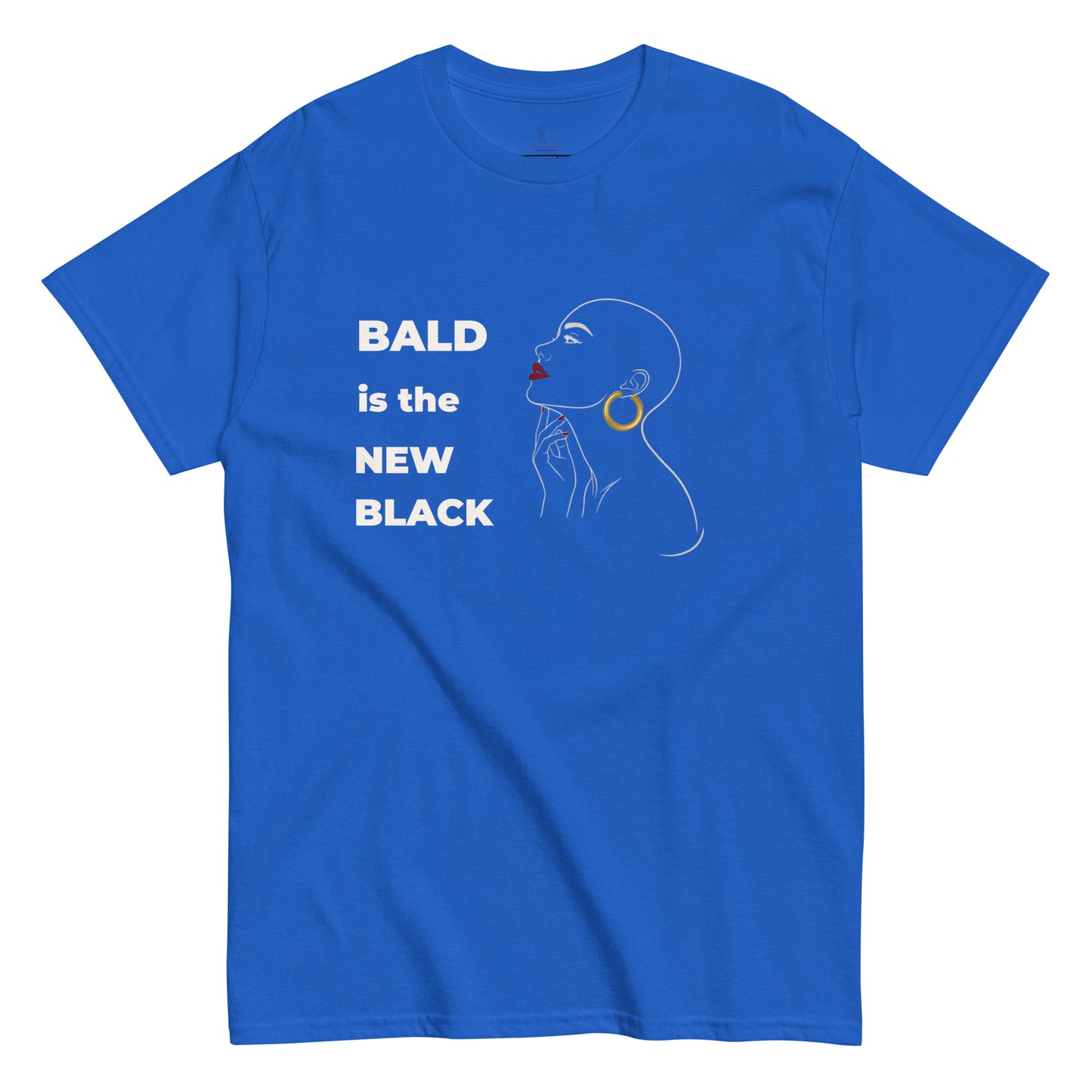 bald is the new black t-shirt alopecia hair loss confidence shirt for bald women