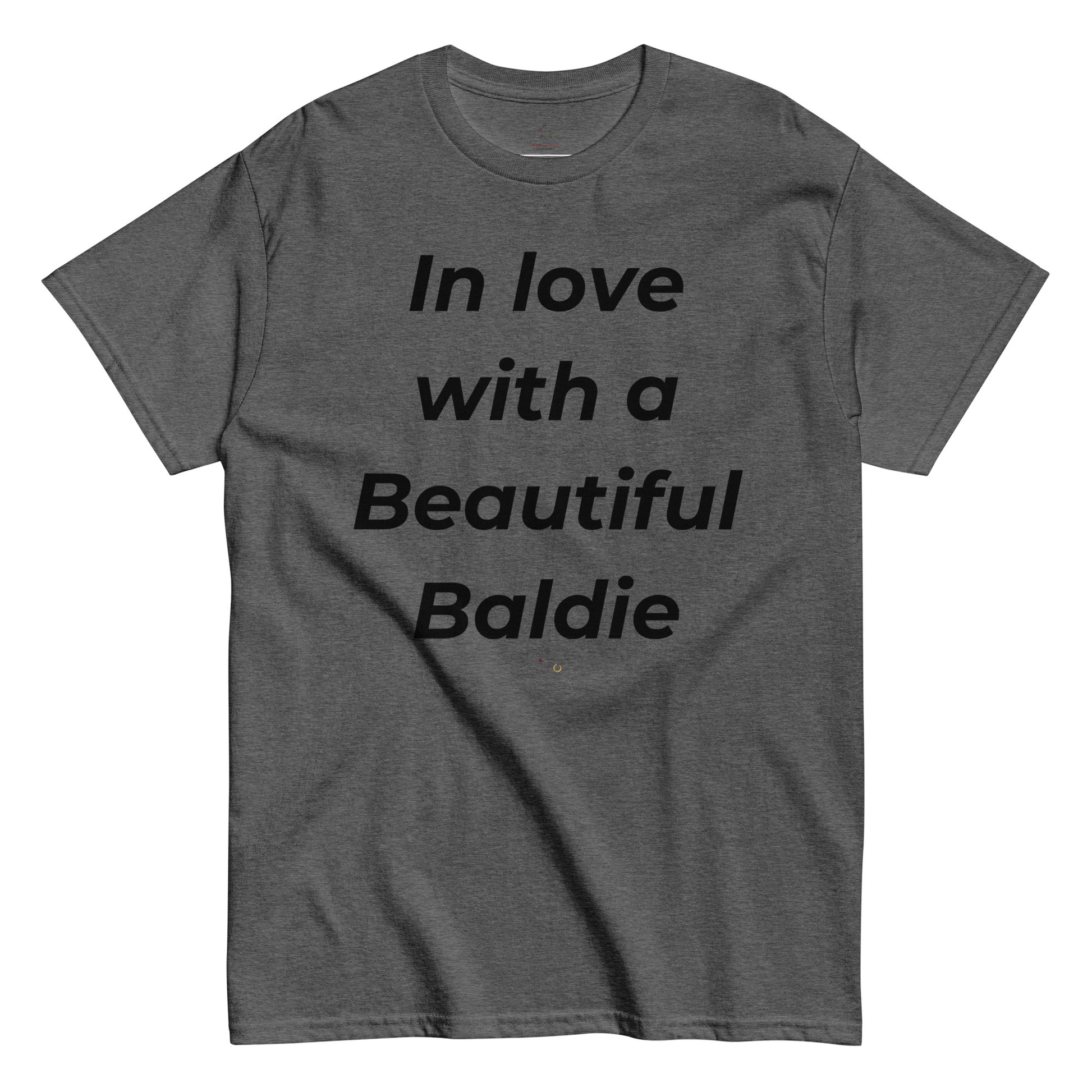 In love tee- dark heather gray