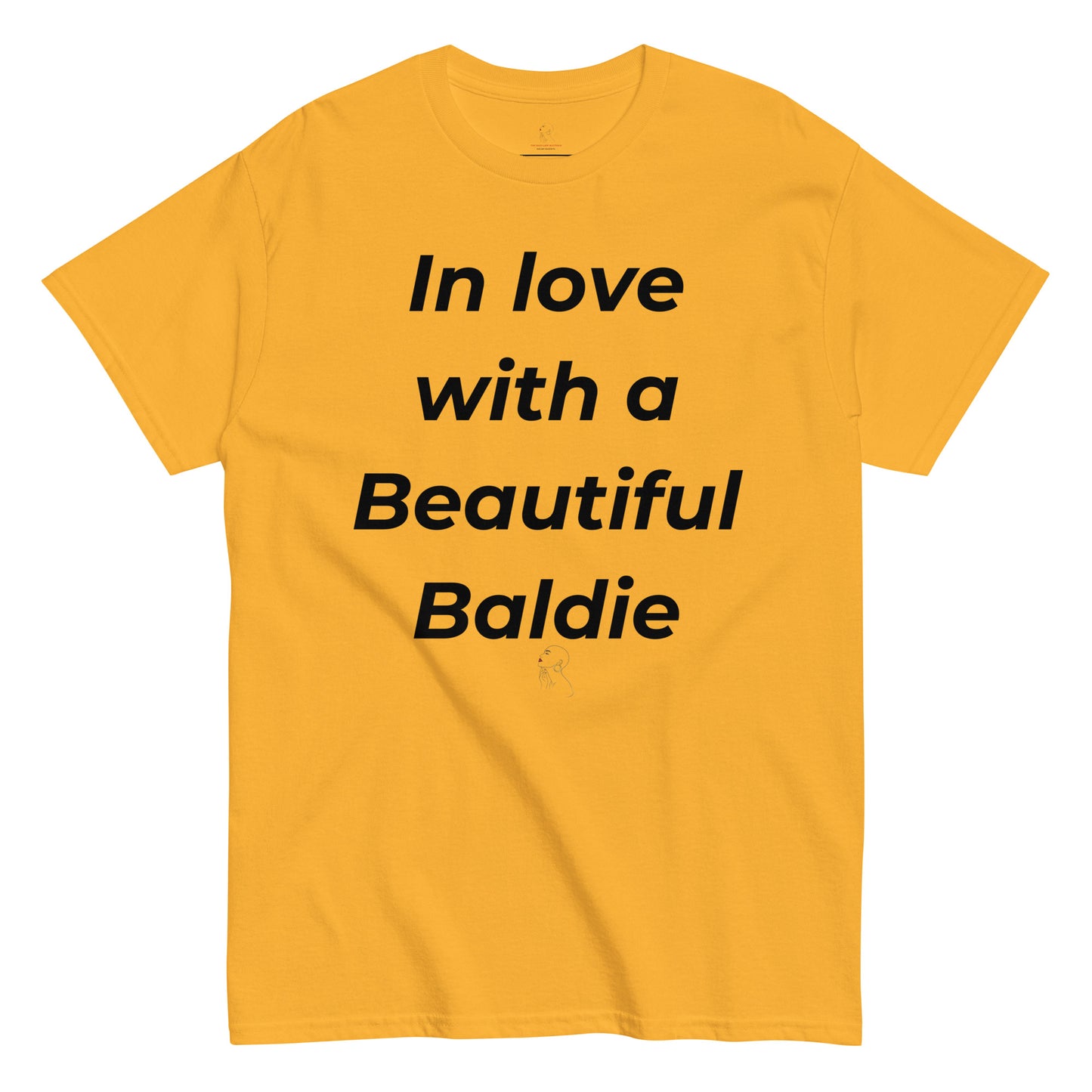In love tee - gold